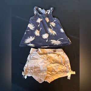 18 Build a Bundle Old Navy Floral Tank Top & Matching Pink Shorts EPC 18 Months